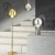 Import Modern replica decorative long gold metal led hotel designer stand lamp from China