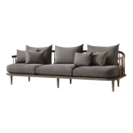 modern Scandinavian hotel customize furniture wooden armchair sofa