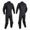 Moto Bike Racing Mens 1 piece Leather Suit with Protectors