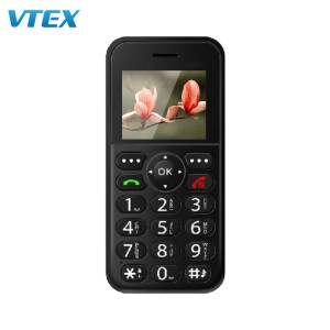 Mtk Bar Senior Feature Mobile Phone for Old People with Sos Key Simple Cell Newest Pocket Mini Mobile Phone