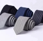 Multi color 100% silk handmade woven solid color ties for men with custom logo