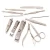 Import Nail Art kits Nail Clippers Pedicure Tools Stainless Steel Manicure Set from Hong Kong