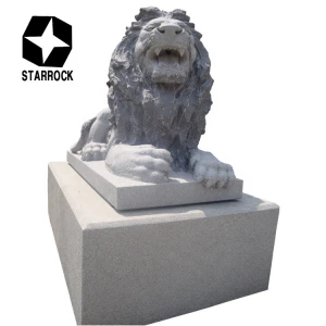Natural marble and granite lion carving stone,sculpture
