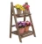Import Natural wood 3 layer vertical plant stand flower pot display stand stand wooden flower vase from China