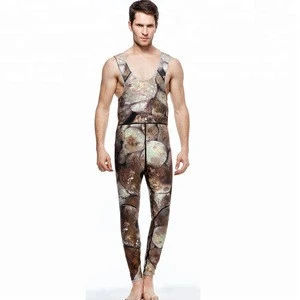 Neoprene blind stitched wetsuit good quality dive surf long johns for men