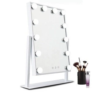 New 2019 amazon top seller 2018 vanity LED makeup mirror cabinet Hollywood mini barber mirror