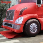 New advertising inflatables truck model inflatable PVC truck replica