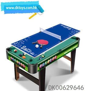New Arrival 3 IN1 Snooker &amp; Billiard Tables Snooker Toy Pool Table Flocking Mini Billiards Game Toy For Kids