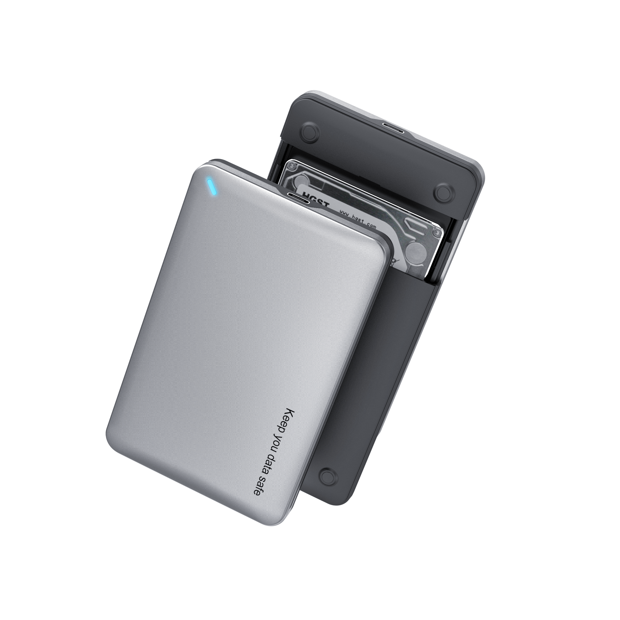 Buy New Arrival Aluminum 6g External Hard Drive Case Usb 3.0 To Type C ...