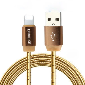 New arrivals 2019 fast charging USB cable,Flat spring cable 30cm ,1.5m , 2m USB data cable for samsung for Iphone