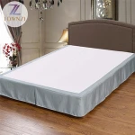 New Classic Luxury Fashion China Manufacture Home Textile Pleated Polyester Hotel Linen Bed Skirt