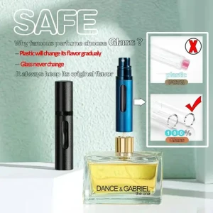 New classic mini luxury cosmetics container directly filled at the bottom 5ml 8ml glass Portable perfume spray perfume bottle
