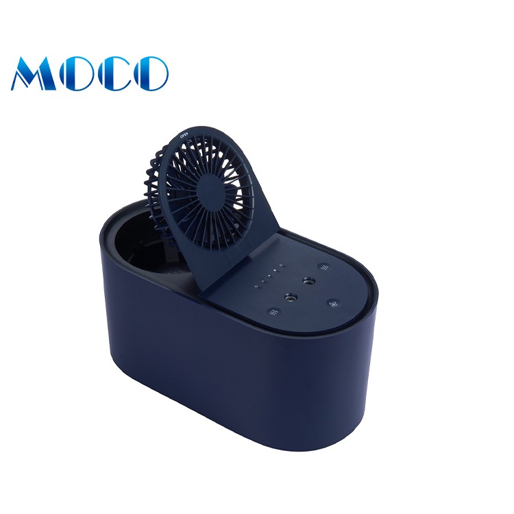 New Design 4000mAh 1.6L Capacity Portable Cooling Mist Fan Battery Operated Mini Fan Ultrasonic Air Humidifier