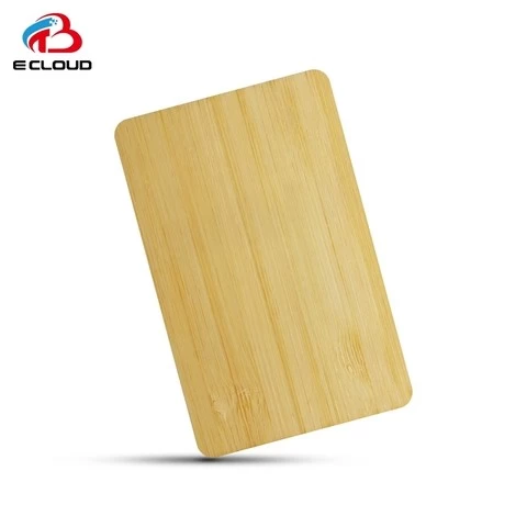 New Design Access Control Card 13.56Mhz RFID Smart Card Eco Friendly Wooden Digital Business Card