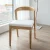 Import New Design Event Furniture Wood Restaurant Chair Dining Natural Color Or Painted With Cushion from Vietnam