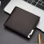 Import New design genuine leather wallet men purse leather men short wallet from China