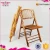 New design Qingdao Sinofur hotel chair bamboo folding chair