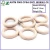 Import New Design Sweet Rainbow Color Circle Wooden Teether Ring Round Baby Toy Silicone Teether from China