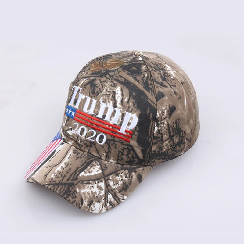 New Donald Trump 2020 Cap Camouflage USA Flag Baseball Caps Keep America Great Snapback Hat Embroidery Star Letter Camo Army Cap