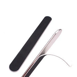 new hot sell stainless steel replaced sand Japan material nail file with metal handle