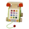 New intelligent wooden toy children telephone for pretend play educational toy