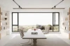 New Modern Double Glazed Kitchen Window Thermal Break Glass Aluminum Windows For Apartment