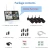 Import NEW Product !!!  Anran 4ch 1080P outdoor/indoor wireless camera kit 15&#x27;&#x27;LCD screen nvr kits cctv camera system from China