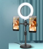 New product multifunctional phone holder fill light 6-inch beauty fill light desktop live streaming device specific light