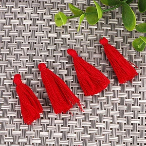 New products tassel keychain and tassel fringe/tassel caps for jewelry