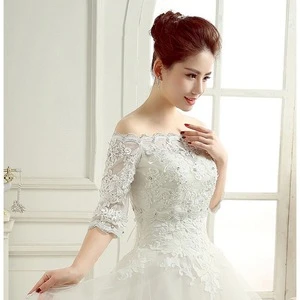New spring coming Bridal Bolero Elegant Charming Tulle Jacket With Lace Appliques Wedding Accessories