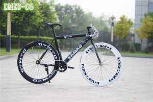 New style 60mm alloy rim mixed color fixed gear bike/bicycle fixed/fixie gear bike , single gear speed design in Europe