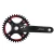 Import New Style High Quality Crank And Chainwheel Mountain Bike Crankset Integral Single Speed Sprocket Bicycle Crank Set from China