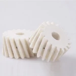 New style industrial use oil absorbing pure felt grinding wheel spur gear white wool felt gear for machinery