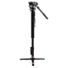 new style stick quick release  best monopod for photography video camera  heavy duty monopod with feet and fluid head