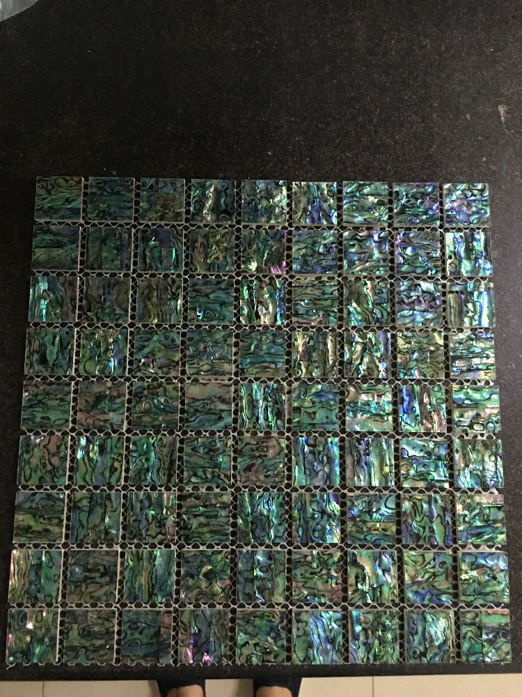 New Zealand Paua Shell Mosaic Tile Price, Seashell Backsplash Mosaic Tiles