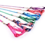 Newest Cheap Soft Nylon Polyester Pet Collar Custom Print Dog Leash 1CM Small Size For Small Puppy Dogs
