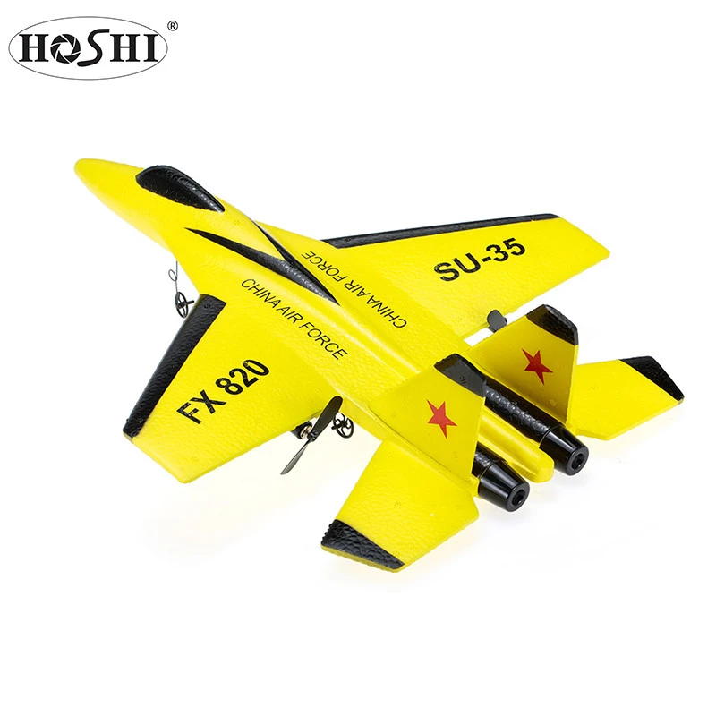 Newest RC Airplane Fixed Wing FX-820 2.4G Remote Control Aircraft Model EPP Foam RC Glider for Micro Indoor Toy Gifts SU-35