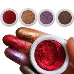 No Brand Vegan  Makeup Glitter Eye shadow Glow Cream Jelly Highlighter Chameleon Pigment Shimmer Eye Cream Eyeshadow