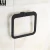 Import No.20800 wholesale bathroom products rubber paint finishing matt black washroom bathroom accessories hardware sets from China