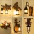 Import nordic living room bedside hotel sconce bedroom modern wall lights fancy indoor loft wall lamp industrial from China