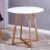 Import Nordic MDF wood dining round table and chair set for dining room home furniture rustic dining table from China