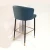 Import Nordic simple modern wrought iron soft bar stools with back for KTV bar from China