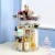 Import NZ C214 Plastic Spinning Cosmetic Organizer Lipstick Storage Clear 360 Rotating Makeup Organizer from China