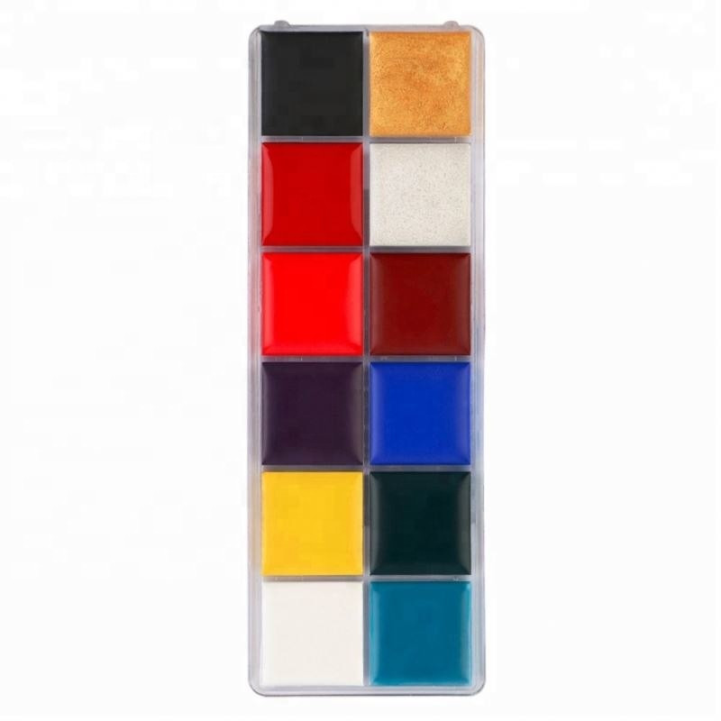 Buy Oem 12 Colors Flash Tattoo Face Body Paint Oil Painting Art ...