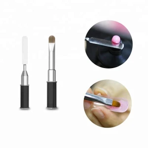 OEM acrylic nail powder dust cleaning brush poly extension gel nail art painting pen pinceau ongle kolinsky nail polish brush