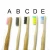 Import oem biodegradable raw material bamboo travel toothbrush from China
