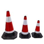 OEM/ODM Road Rubber Traffic Safety Cone Reflective Warning Road Anti-Collision Cone