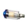 Oil Water Separator Inline Blue Air Moisture Filter For Compressor Spray Paint Gun