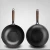 Import Old-fashioned hand-forged Zhangqiu ancient method iron pan Uncoated wok cast iron flat-bottomed household wok from China