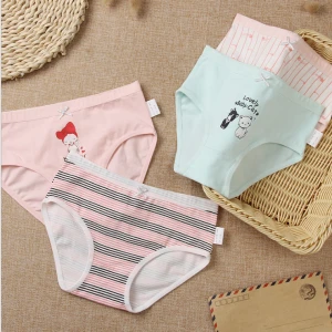 Organic Soft Baby Girl Underwear Cotton Kids Toddler Short Pants Underpants Breathable Infant Shorts Baby Underwear